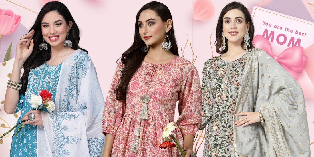 Kurta Set with Dupatta - Mothers day