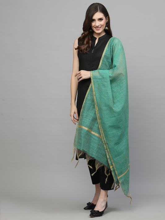 Self Design Chanderi Dupatta