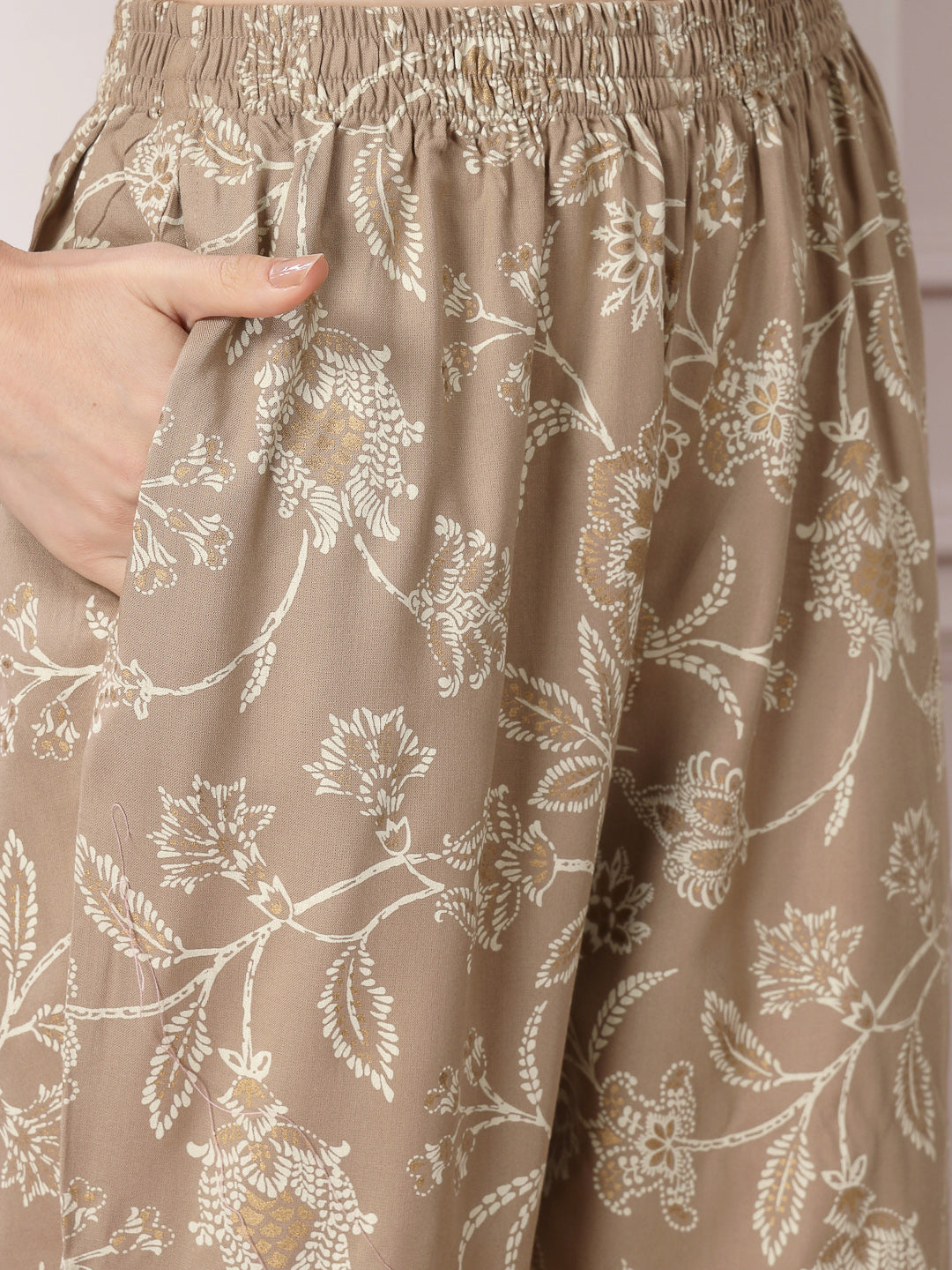 Floral Printed Rayon Co-Ord
