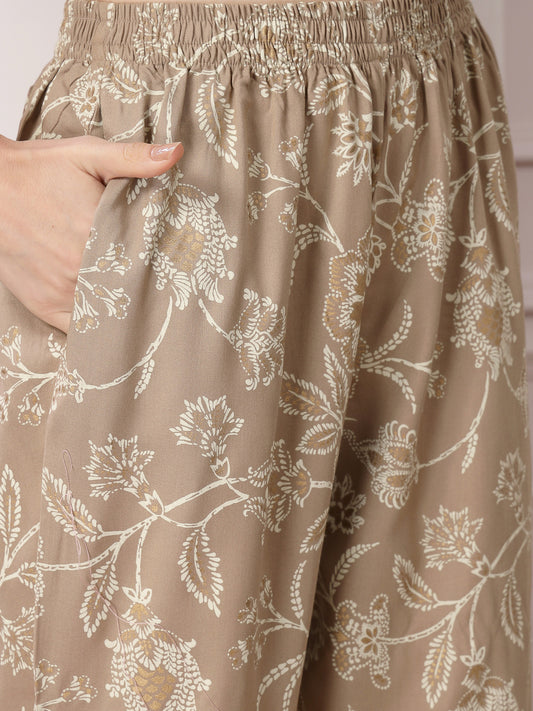 Floral Printed Rayon Co-Ord