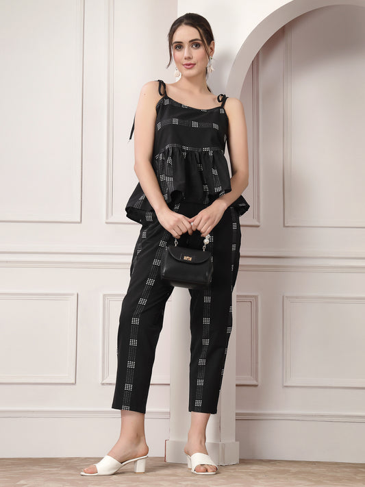Stylum Women's Woven Design Cotton Blend Co-Ord Set (CSMIRAJ)