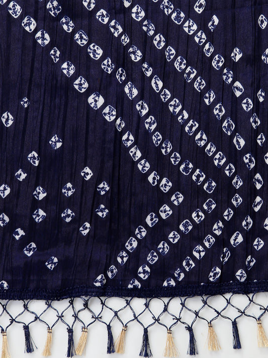 Print Silk Blend Dupatta