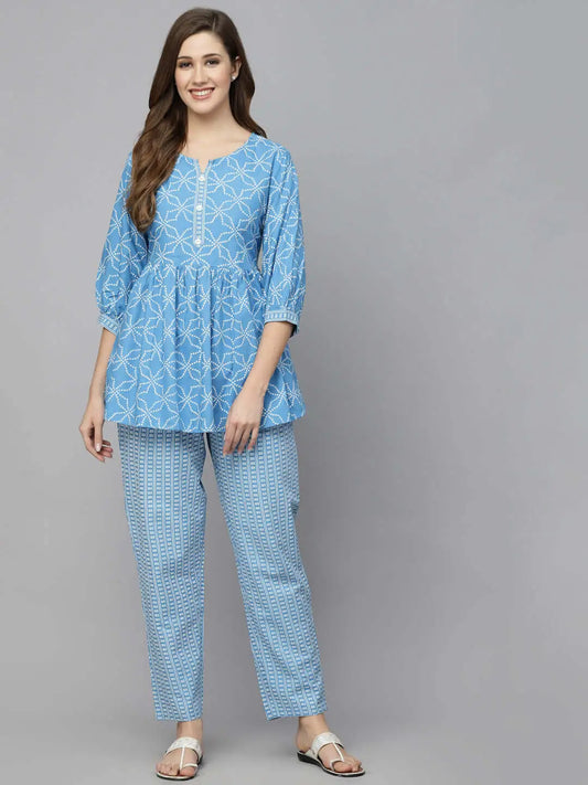Printed Rayon Cord set