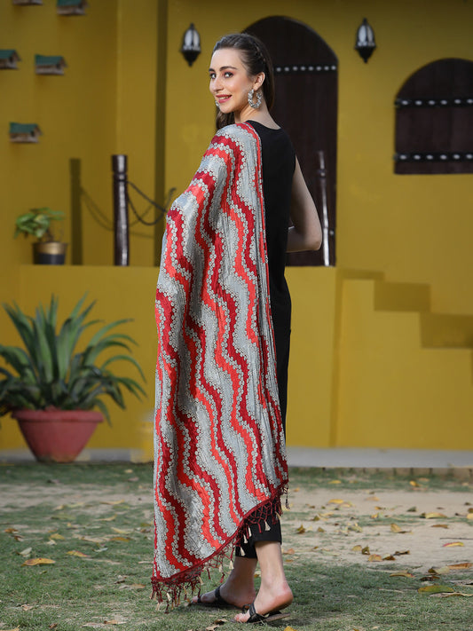 Black Straight Kurta Pant Dupatta Set