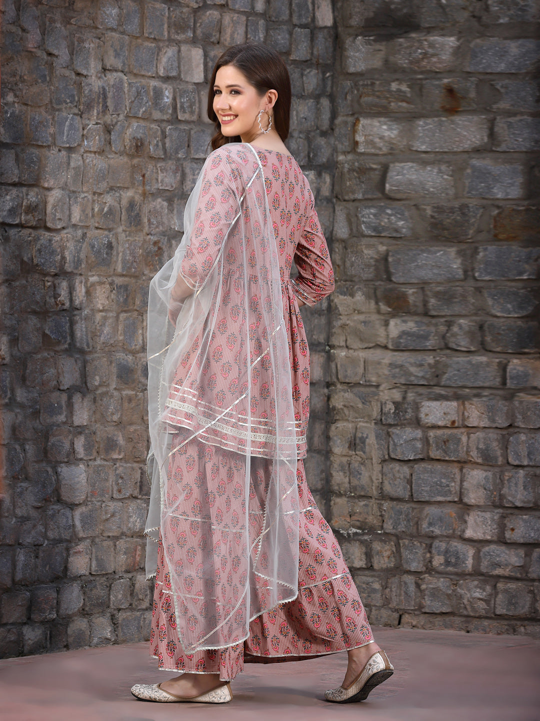 Kurta Sharara with Dupatta