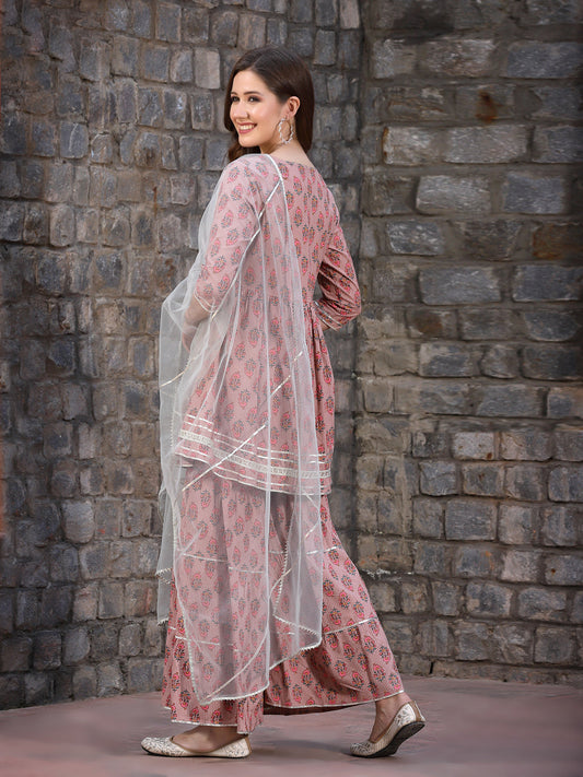 Kurta Sharara with Dupatta