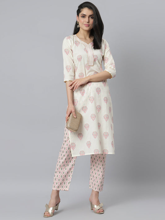 Straight Kurta Pant Set