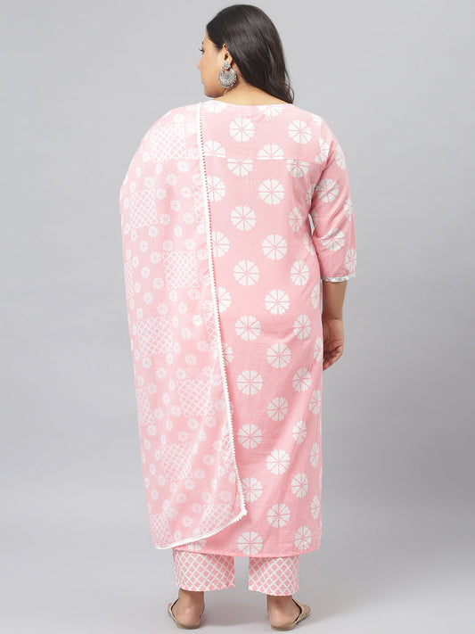 Straight Kurta Pant Dupatta Set