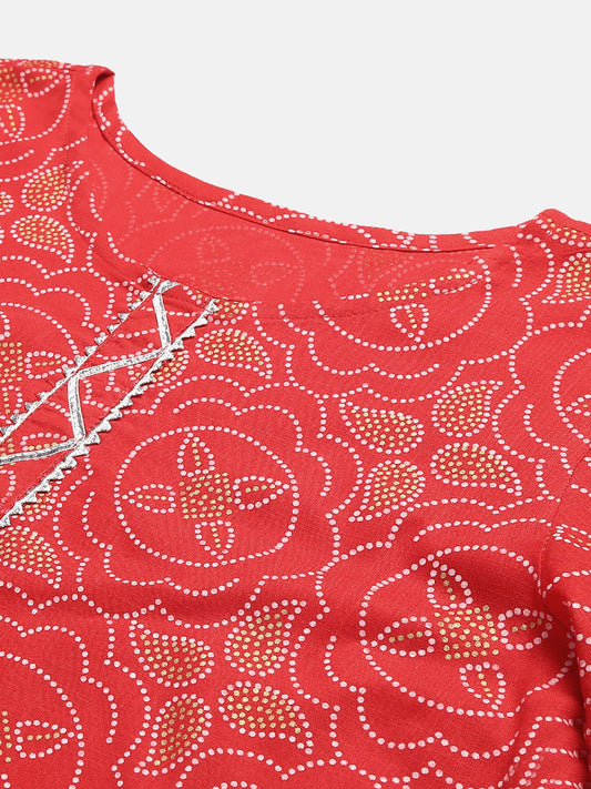 Straight Kurta Sharara Dupatta Set