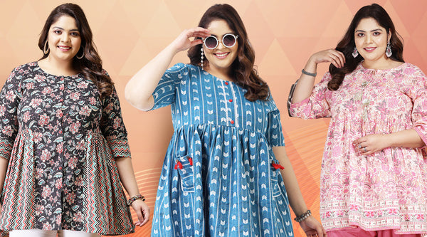 plus size kurta for women