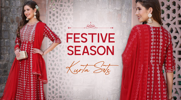 Get Your Style Intact with Our Kurta Sets this Festival Season
