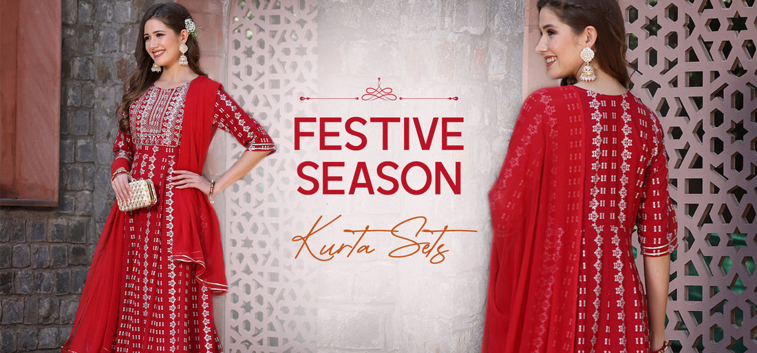 Get Your Style Intact with Our Kurta Sets this Festival Season