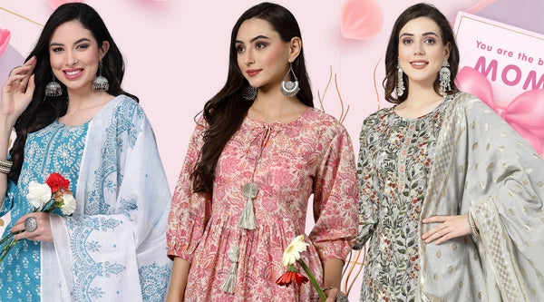 Kurta Set with Dupatta - Mothers day