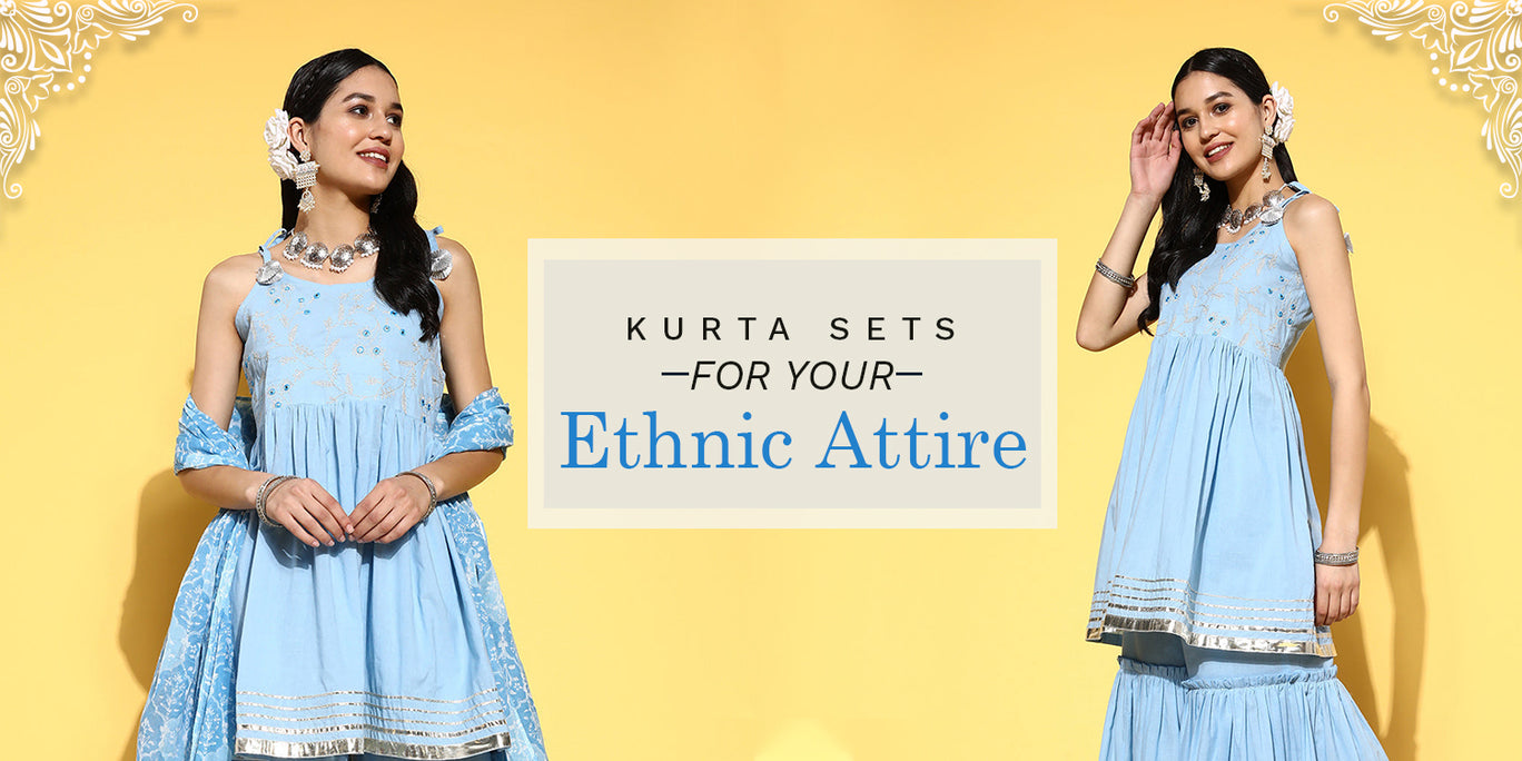 Amp Up Your Ethnic Wardrobe With These Must-Have Kurta Sets