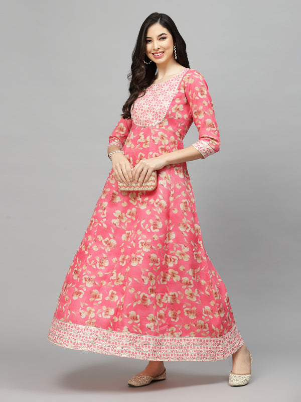 Rayon Blend Anarkali Kurta