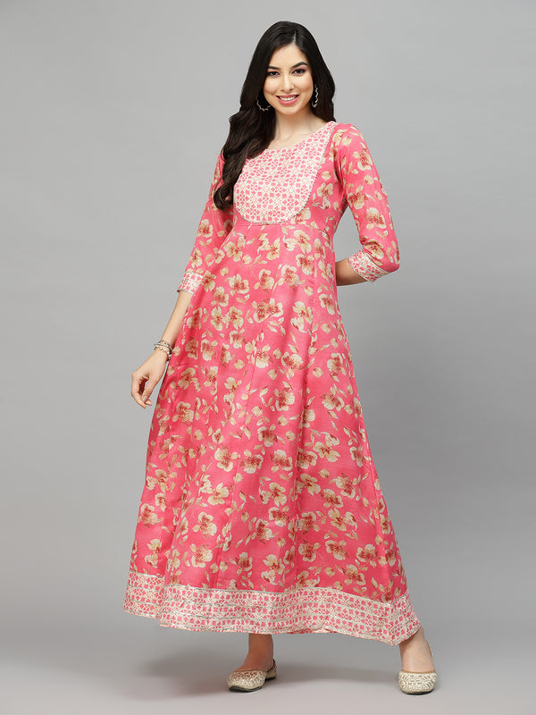 Rayon Blend Anarkali Kurta