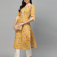 Rayon Blend Straight Kurta