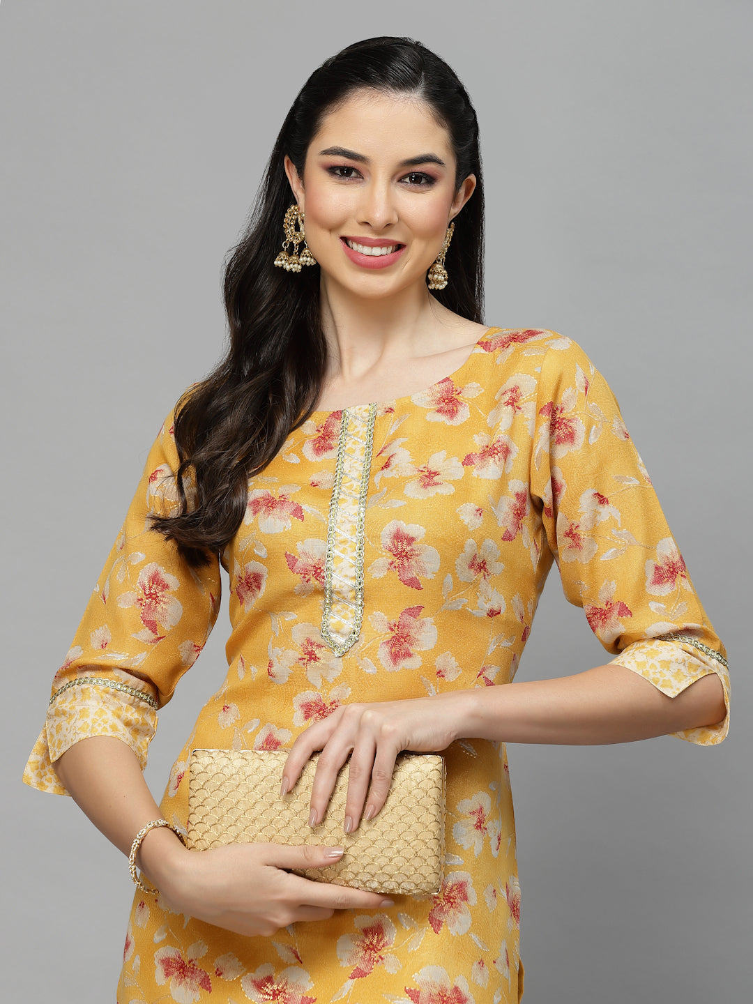 Rayon Blend Straight Kurta