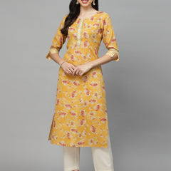 Rayon Blend Straight Kurta
