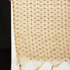 Floral Printed Chanderi Dupatta