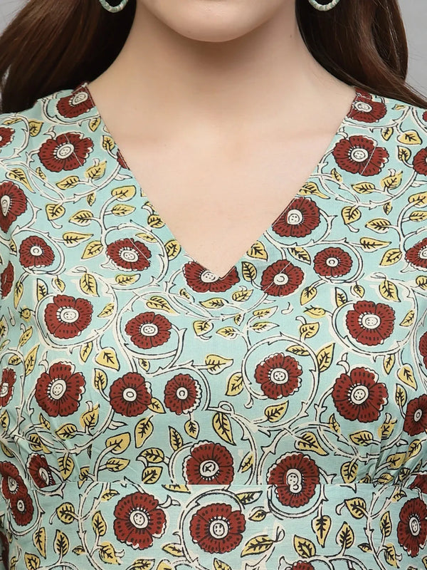 Stylum Women's Floral Printed Cotton Co-Ords set (BELACORD)