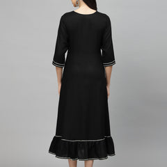 Embellished Rayon Anarkali kurta