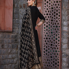 Rayon Anarkali kurta with Dupatta