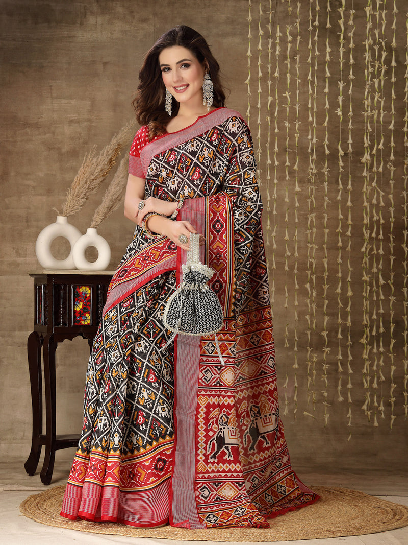 Cotton Blend Saree