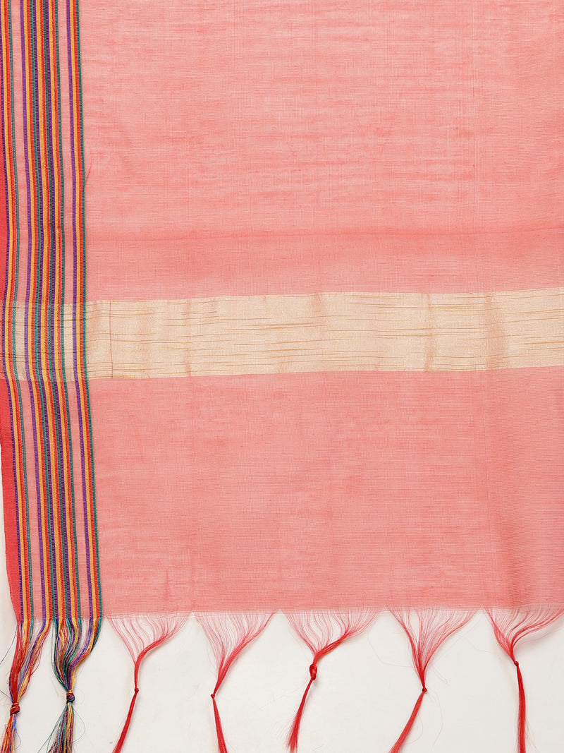 Stylum Women's Self Design Chanderi Dupatta-CHANDERI12CRL