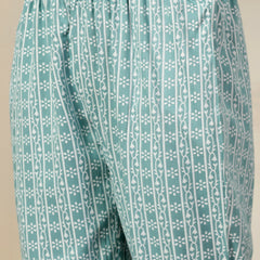 Stylum Women's Ethnic Motifs Printed Rayon Co-Ord Set (CSAQUAFREDY)