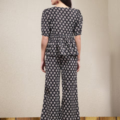 Stylum Women's Ethnic Motif Printed Cotton Co-Ord Set (CSBAGI)