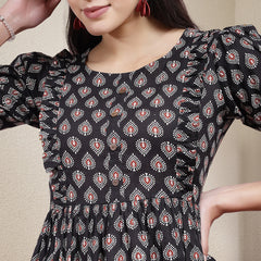 Stylum Women's Ethnic Motif Printed Cotton Co-Ord Set (CSBAGI)