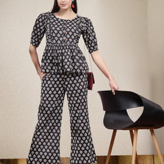 Stylum Women's Ethnic Motif Printed Cotton Co-Ord Set (CSBAGI)