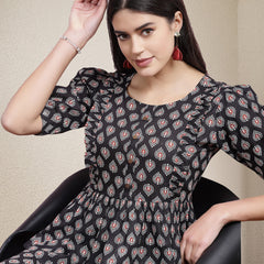 Stylum Women's Ethnic Motif Printed Cotton Co-Ord Set (CSBAGI)