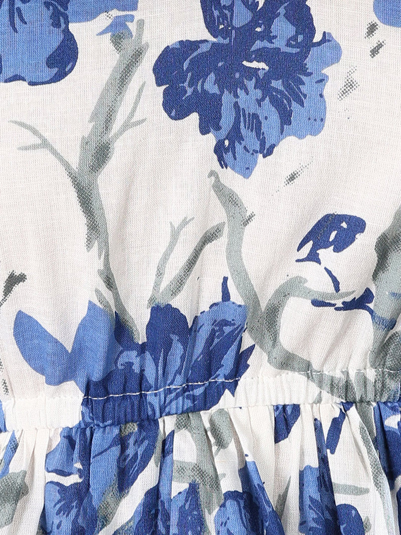 Stylum Women's Blue Floral Printed Cotton Co-ords Set (CSBLUEBILLY)