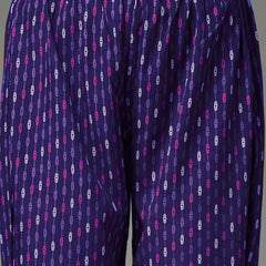 Stylum Women's Printed Poly Crepe Co-Ord Set (CSBLUEPARK)