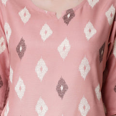 Ikat Print Rayon Co-Ords Set