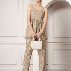 Stylum Women's Floral Printed Rayon Co-Ord Set (CSBOLT)