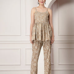 Stylum Women's Floral Printed Rayon Co-Ord Set (CSBOLT)