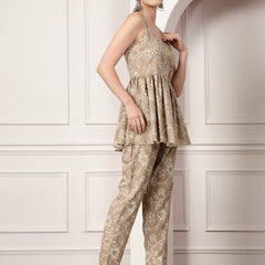 Floral Printed Rayon Co-Ord