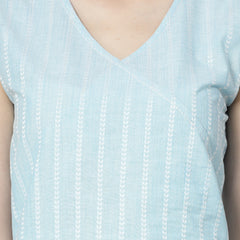 Stylum Women's Woven Design Cotton Blend Co-Ord Set (CSBOUNCE)