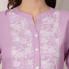 Stylum Women's Solid Rayon Co-Ord Set (CSDEVIL)