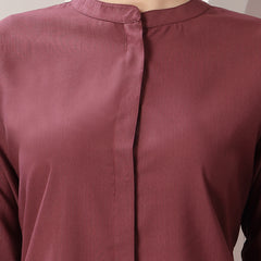 Stylum Women's Woven Design Rayon Blend Co-Ord Set (CSHARRY)