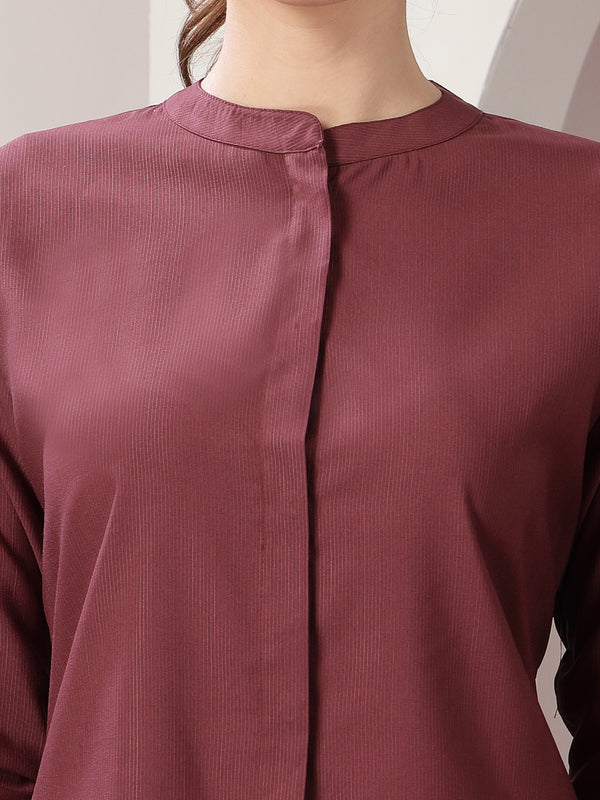 Stylum Women's Woven Design Rayon Blend Co-Ord Set (CSHARRY)