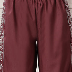 Stylum Women's Woven Design Rayon Blend Co-Ord Set (CSHARRY)