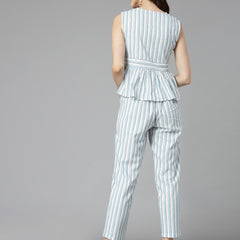 Woven Design Cotton Blend Co-Ord Set
