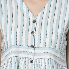Woven Design Cotton Blend Co-Ord Set