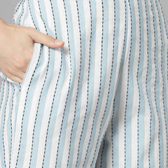 Stylum Women's Woven Design Cotton Blend Co-Ord Set (CSIGLOO)