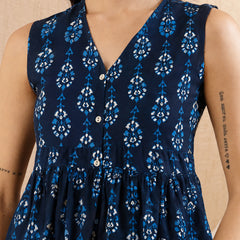 Stylum Women's Navy Ethnic Motif Printed Rayon Co-Ord Set (CSINDORAPIDO)