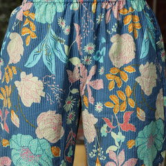 Stylum Women's Multicolor Floral Printed Cotton Co-ord Set (CSMULTIBEACH)